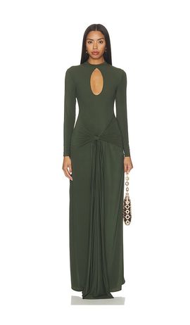 Naked Wardrobe Naked Wardrobe Naked Keyhole Drape Tie Dress