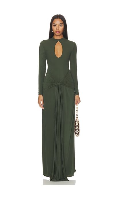Naked Wardrobe Naked Wardrobe Naked Keyhole Drape Tie Dress
