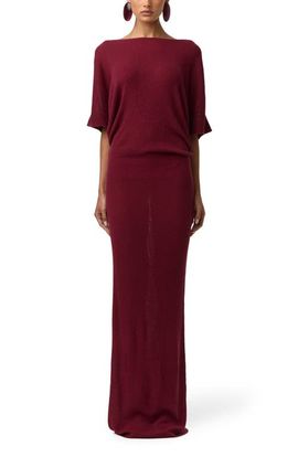 Naked Wardrobe Naked Wardrobe Open Back Knit Maxi Dress