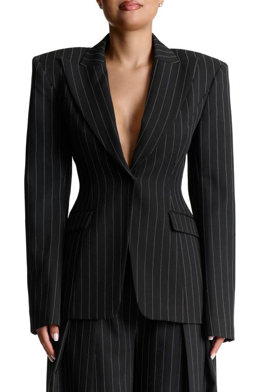 Naked Wardrobe Naked Wardrobe Pinstripe Blazer
