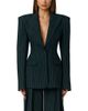 Naked Wardrobe Naked Wardrobe Pinstriped Suited Blazer - 1