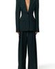 Naked Wardrobe Naked Wardrobe Pinstriped Suited Blazer - 4