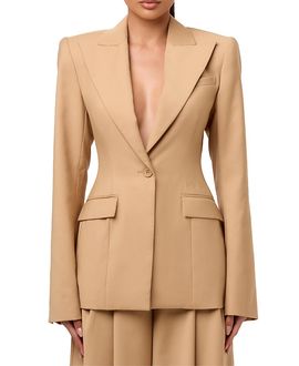 Naked Wardrobe Naked Wardrobe Power Shoulder Fit Blazer