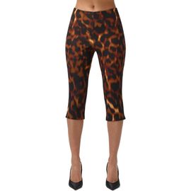 Naked Wardrobe Naked Wardrobe Print Ponte Crop Leggings