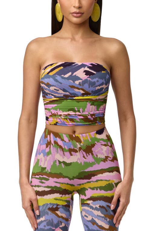 Naked Wardrobe Naked Wardrobe Printed Crop Tube Top