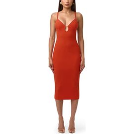 Naked Wardrobe Naked Wardrobe Sleeveless Crepe Midi Dress
