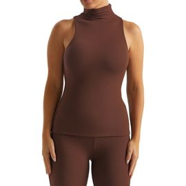 Naked Wardrobe Naked Wardrobe Sleeveless Mock Neck Top