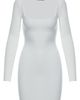 Naked Wardrobe Naked Wardrobe Squared Up Long Sleeve Body-Con Dress - 3