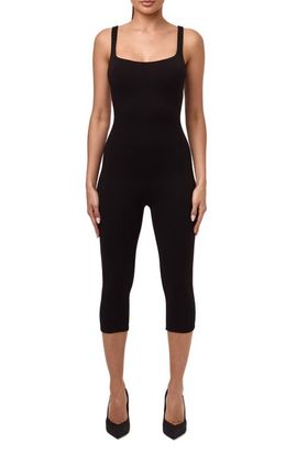 Naked Wardrobe Naked Wardrobe Stretch Jersey Capri Jumpsuit