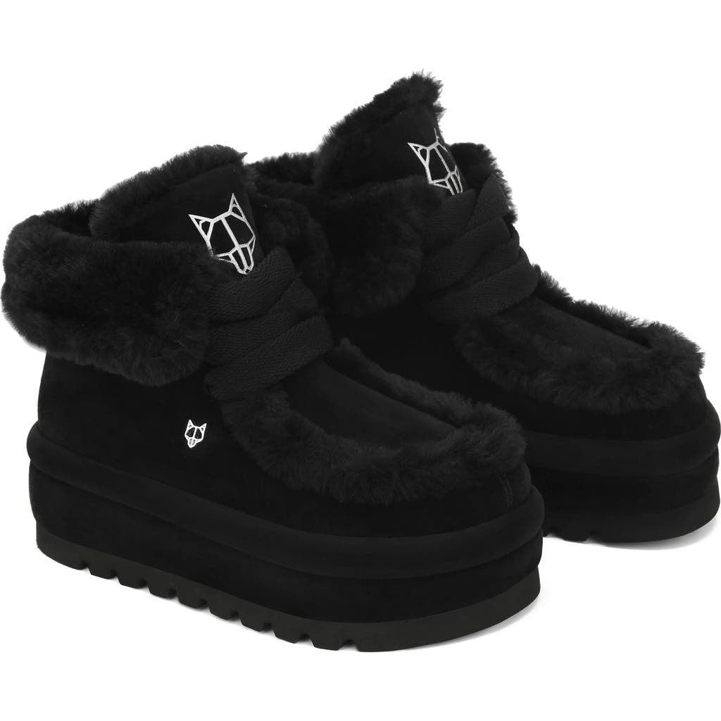 Naked Wolfe Naked Wolfe Bambi Ice Faux Fur/Suede
