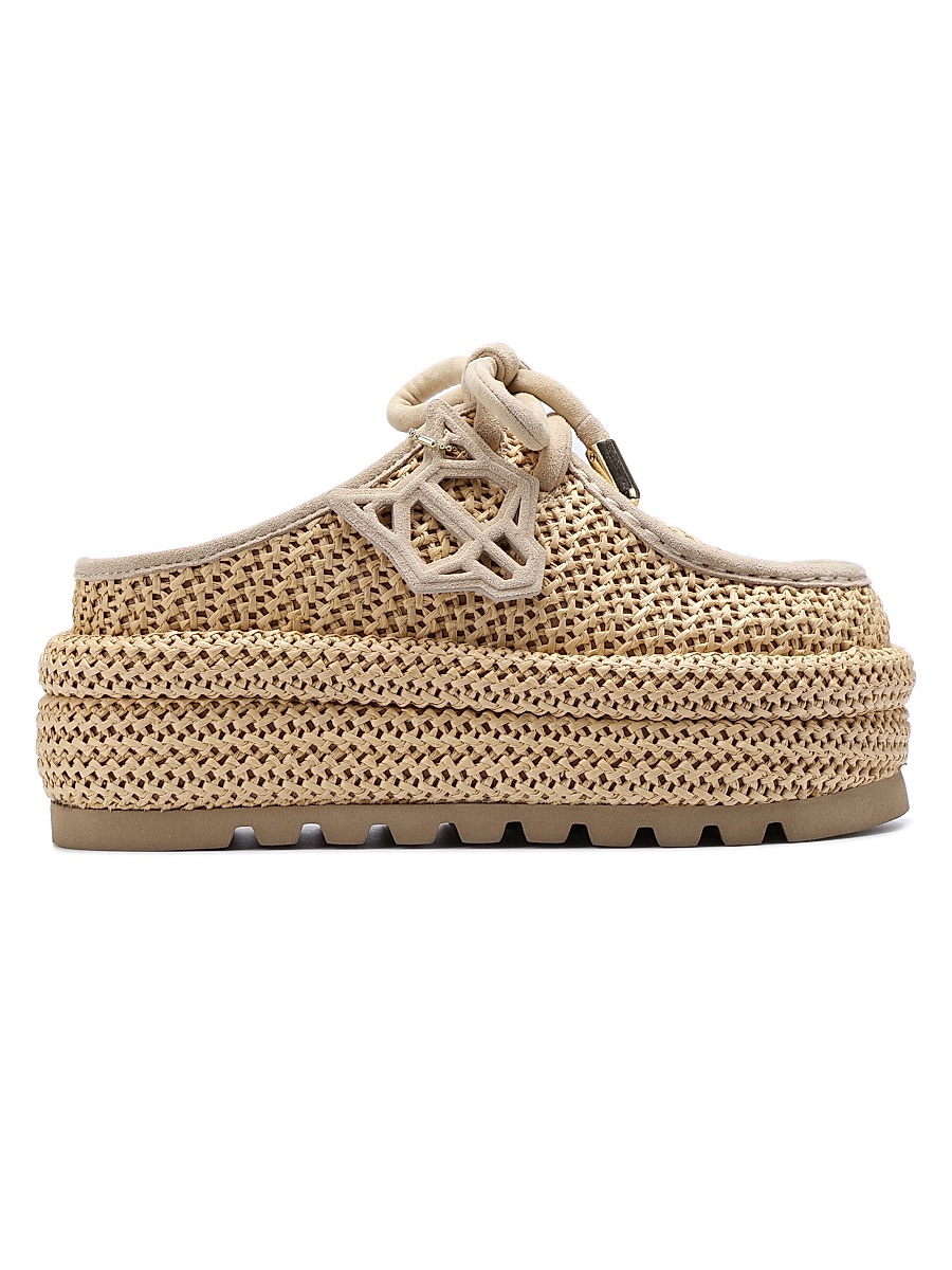 Naked Wolfe - Women's Blizzard Rafia Slip-Ons
