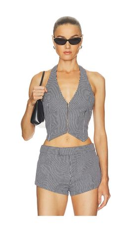 Nakedvice Nakedvice The Staten Stripe Vest