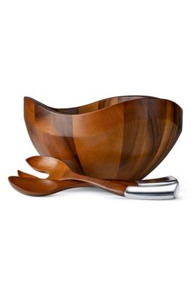Nambé Nambé Billow Salad Bowl & Servers Set