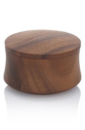 Nambé Nambé Nara Acacia Wood Salt Cellar