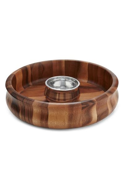 Nambé Nambé Nara Chip & Dip Server
