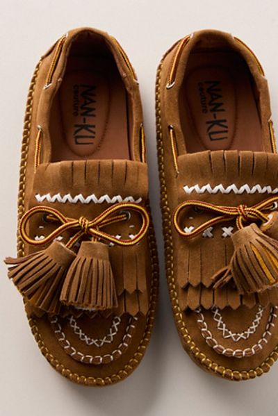 Nan-Ku Couture Scandi Tassel Moccasins