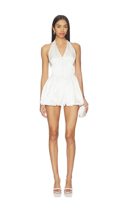 Nana Jacqueline Lilliana Halter Mini Dress