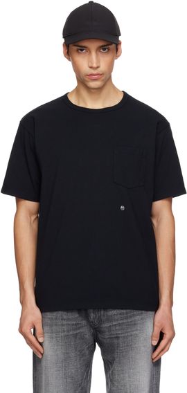 nanamica nanamica Black COOLMAX Jersey Pocket T-shirt