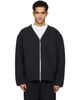 nanamica nanamica Black OOAL 5G Zip Cardigan - 1