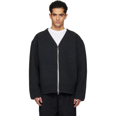 nanamica nanamica Black OOAL 5G Zip Cardigan