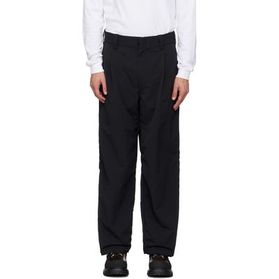 nanamica nanamica Black OOAL ALPHADRY Club Trousers