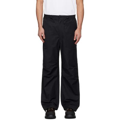 nanamica nanamica Black OOAL Nylon Twill Deck Trousers