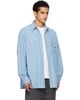 nanamica nanamica Blue OOAL Regular Collar Chambray Shirt - 2