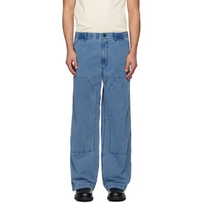 nanamica nanamica Blue OOAL Weather Denim Deck Pants