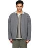 nanamica nanamica Gray OOAL 5G Zip Cardigan - 1