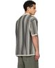 nanamica nanamica Gray OOAL Knit Sweater Polo - 3