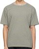 nanamica nanamica Khaki & Gray COOLMAX Stripe Jersey T-shirt - 1