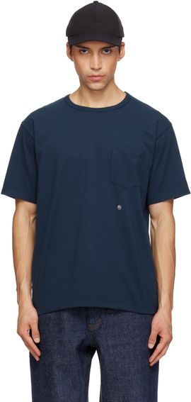 nanamica nanamica Navy COOLMAX Jersey Pocket T-shirt