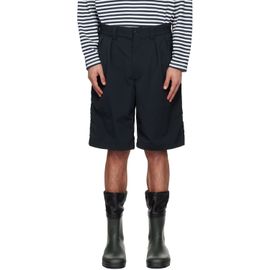 nanamica nanamica Navy OOAL ALPHADRY Double Pleat Shorts