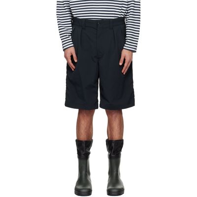 nanamica nanamica Navy OOAL ALPHADRY Double Pleat Shorts