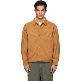 nanamica nanamica Tan OOAL Ultrasuede Short Faux-Suede Jacket