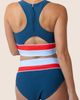 Nani Nani Cut Back Crop Swim Top - 2