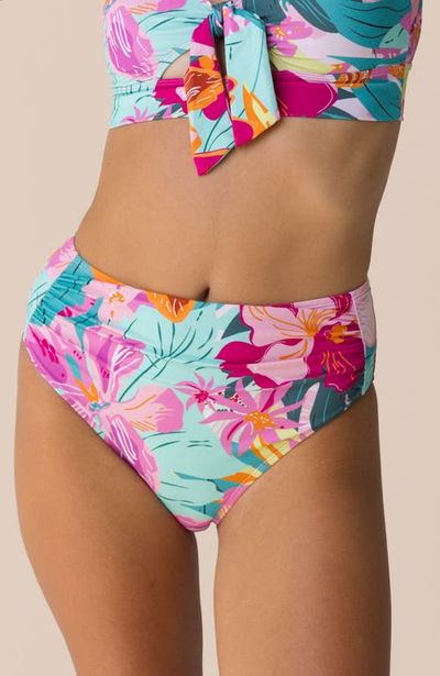Nani Nani High Leg Ruched Swim Bottom