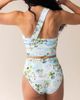 Nani Nani One Shoulder Crop Swim Top - 2