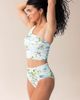 Nani Nani One Shoulder Crop Swim Top - 3
