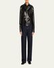Nanushka Bogna Long-Sleeve Alt-Leather Shirt - 5