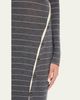 Nanushka Dakoa Buttoned Fine Merino Maxi Dress - 2