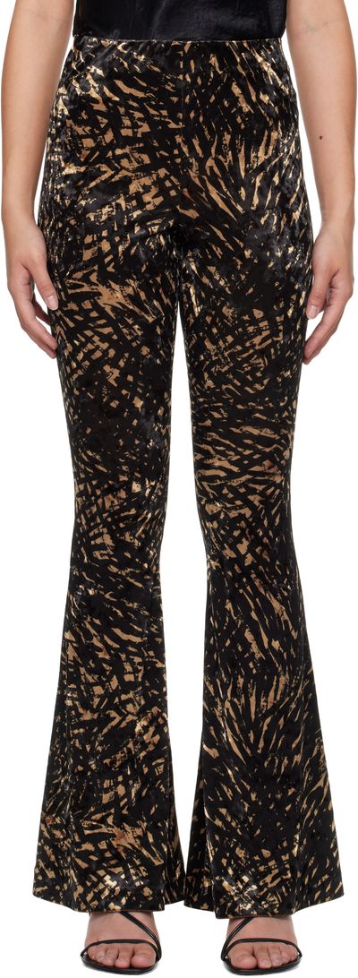 Nanushka Nanushka Black & Brown Matson Leggings