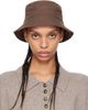 Nanushka Nanushka Brown Caran Bucket Hat - 1