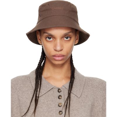 Nanushka Nanushka Brown Caran Bucket Hat