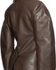 Nanushka Nanushka Brown Erina Regenerated Leather Blazer - 3