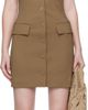 Nanushka Nanushka Brown Peitho Tailored Minidress - 1