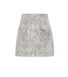 Nanushka Nanushka Erin faux snakeskin skirt