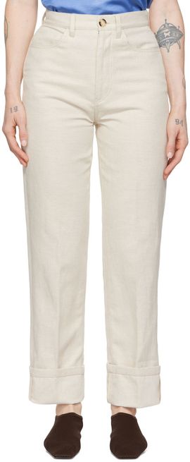 Nanushka Nanushka Off-White Loua Trousers