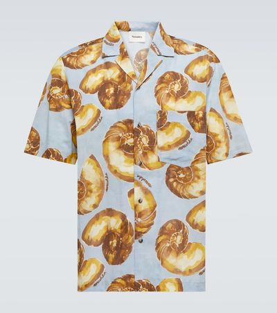 Nanushka Nanushka Printed cotton bowling shirt