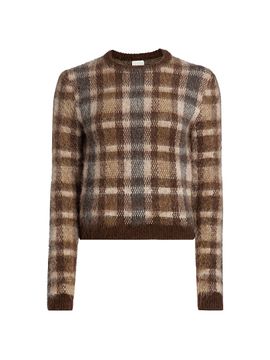 Nanushka Women's Grow Farica Brushed Alpaca Crop Sweater